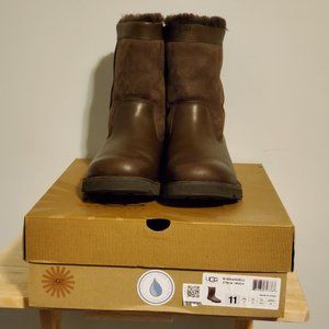 Ugg Wrangell High Top Mens Waterproof Leather Boots Brown LikeNw/Sz 11/UGG 5790
